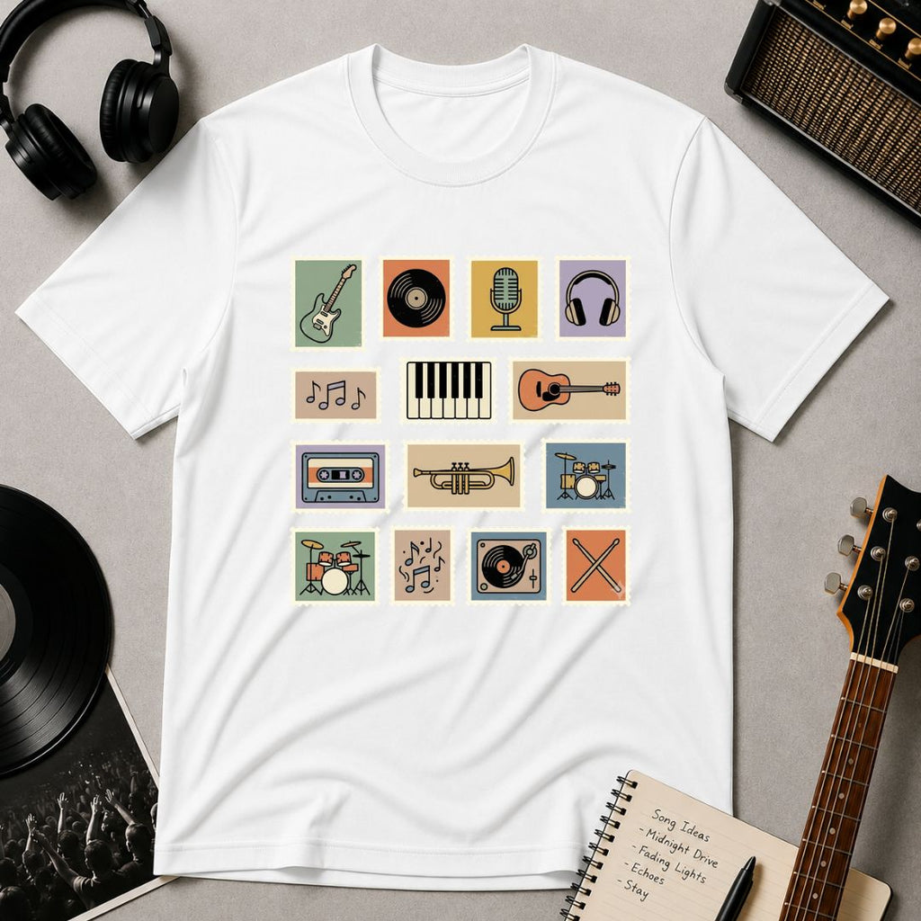 Collage Of Music T-shirt