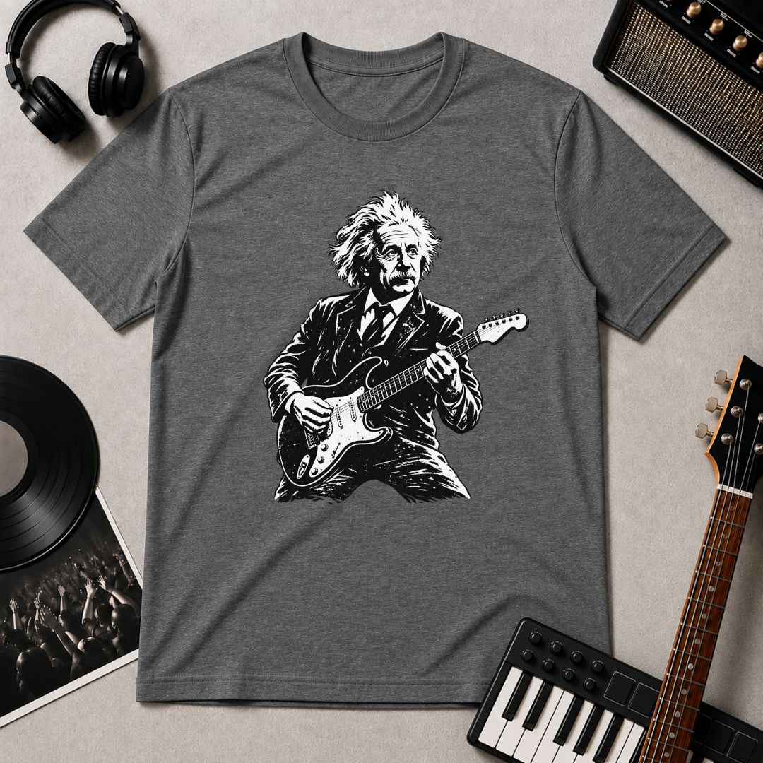 Einstein Guitar T-shirt