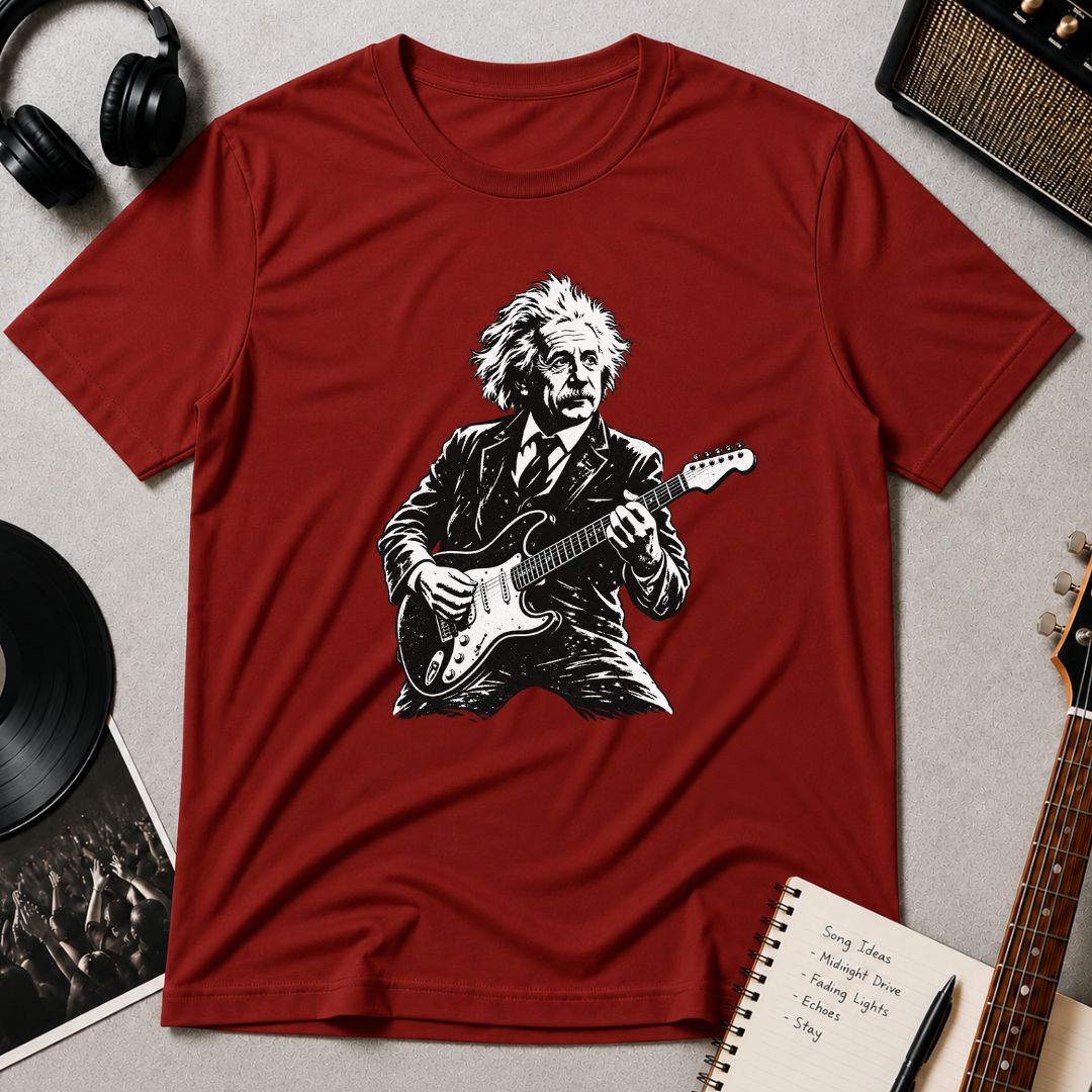 Einstein Guitar T-shirt