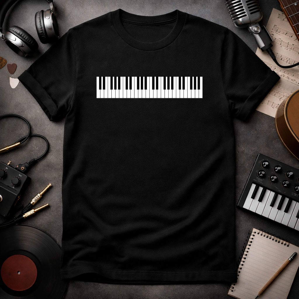 Keys Piano Lover T-shirt Gift For Pianist Music Lover