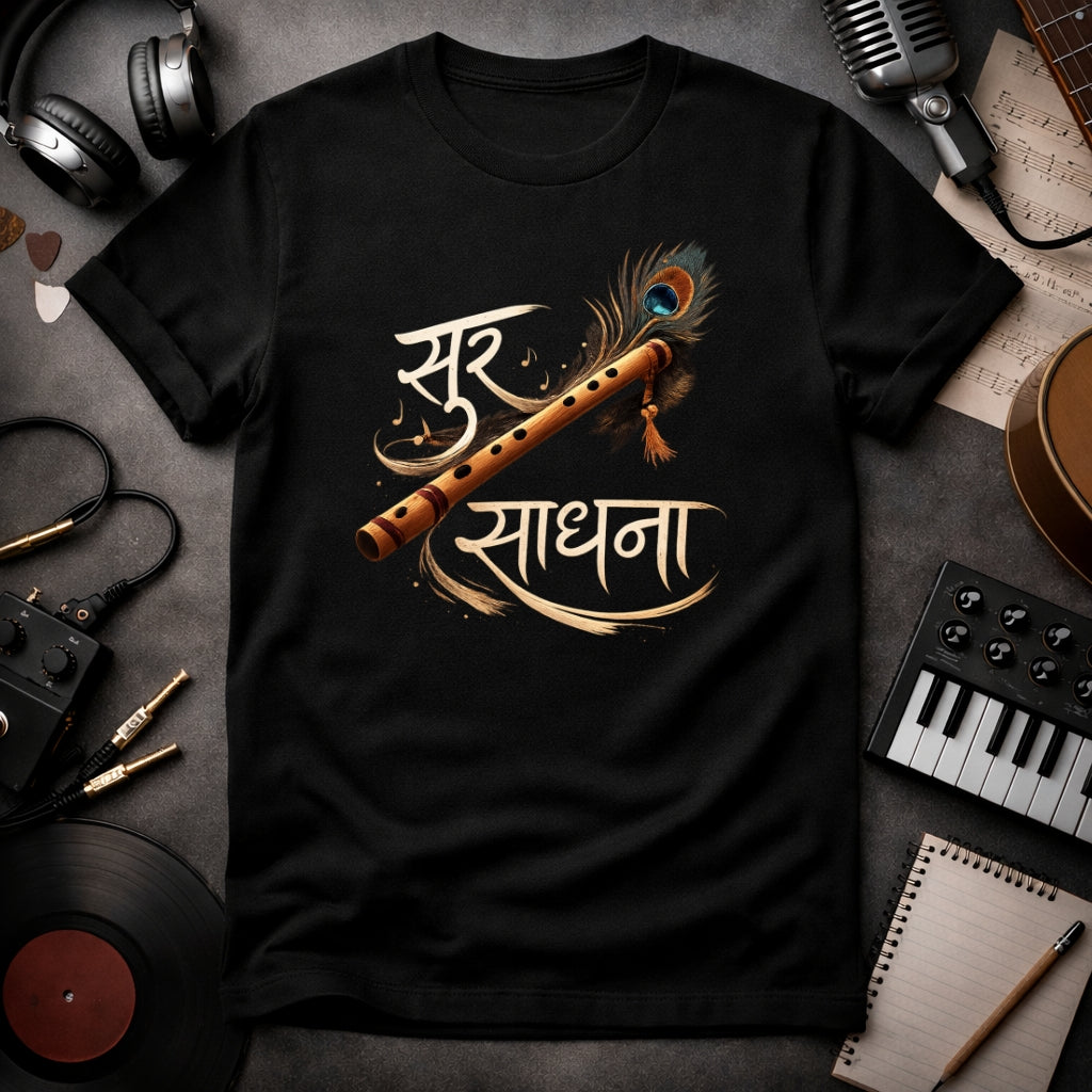 Sur Saadhna Flute Bansuri  T-shirt