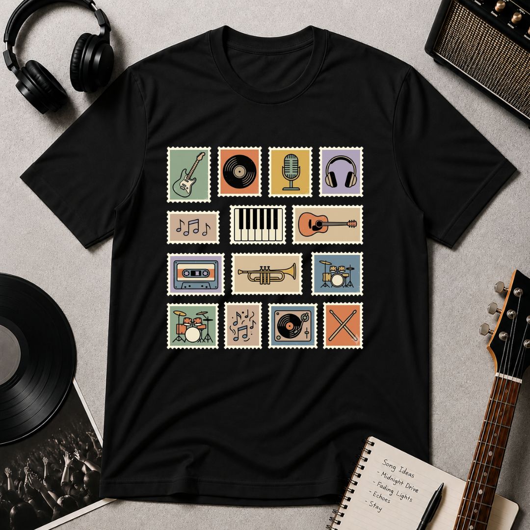 Collage Of Music T-shirt