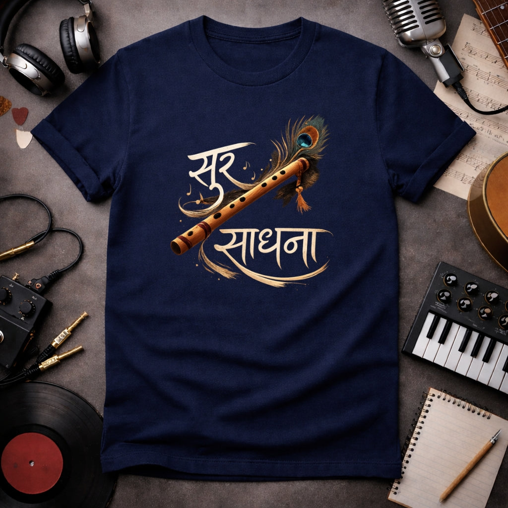 Sur Saadhna Flute Bansuri  T-shirt