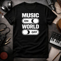 Music On World Off Music Lover T-shirt