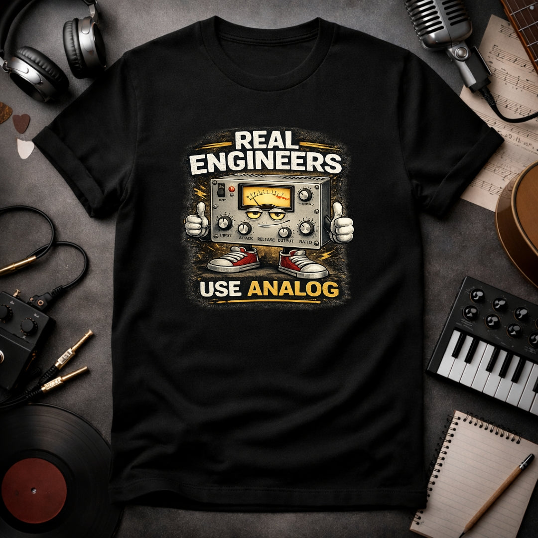 Mix Engineer Funny t-shirt Audio engineer Analog Compressor
