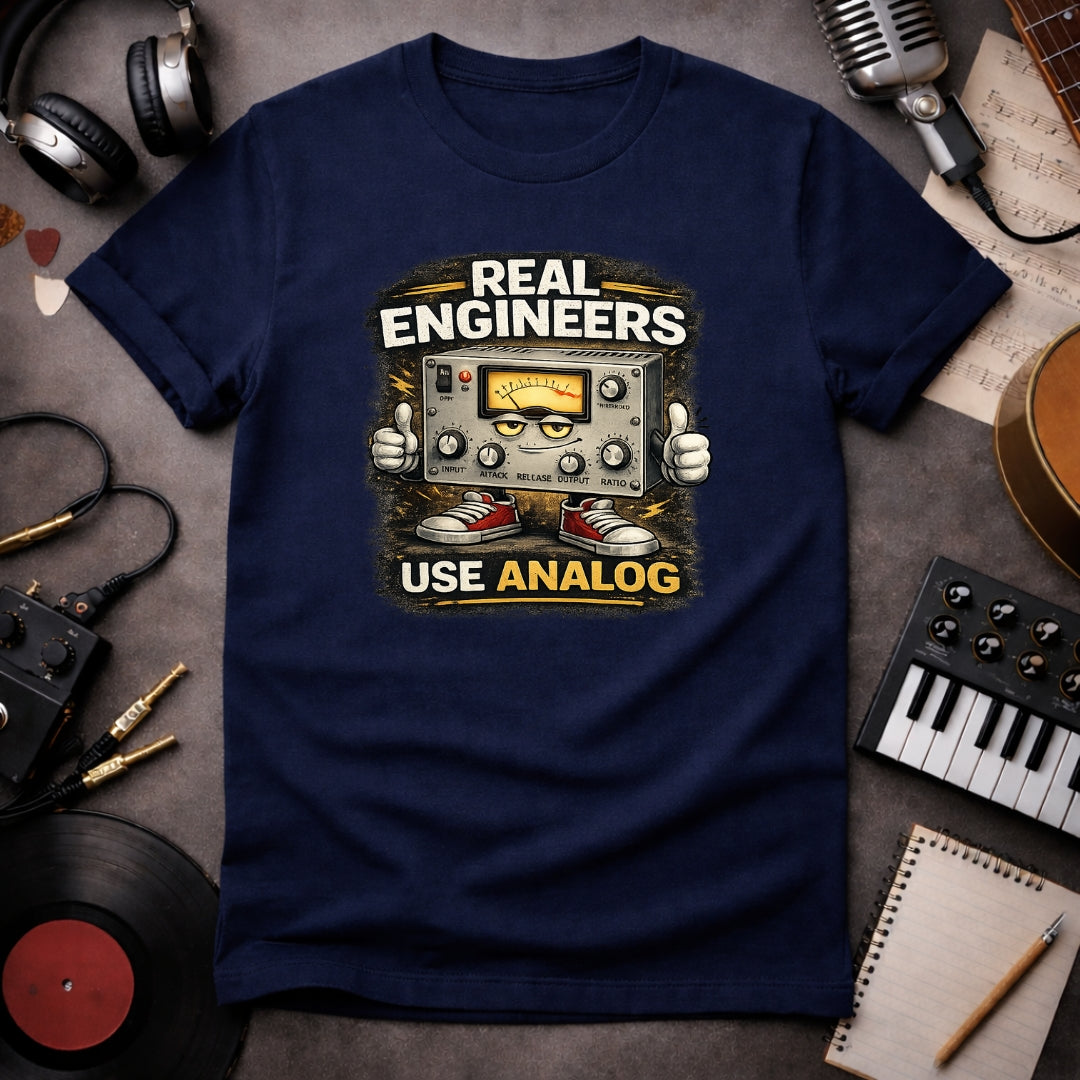 Mix Engineer Funny t-shirt Audio engineer Analog Compressor