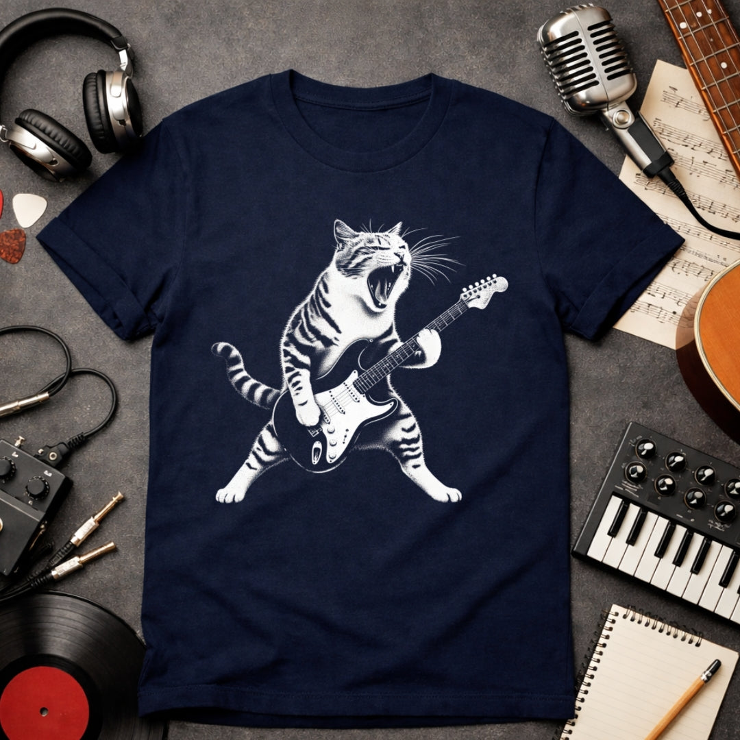 Rocking Cat Guitarist